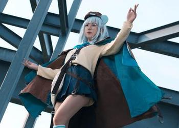 蓝小沂KiKi的全套户外写真，警告：可能会引发羡慕症